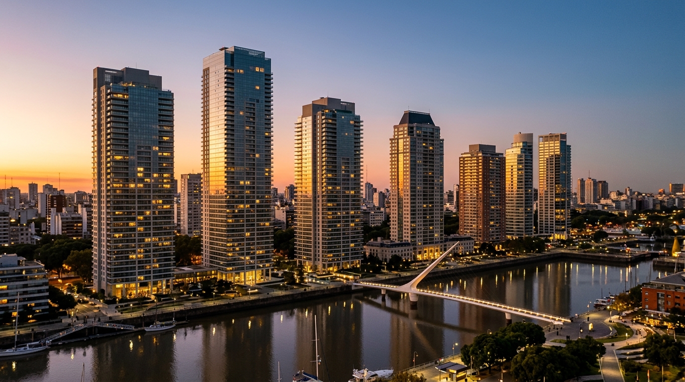 Residential towers · Puerto Madero, Buenos Aires · 2026